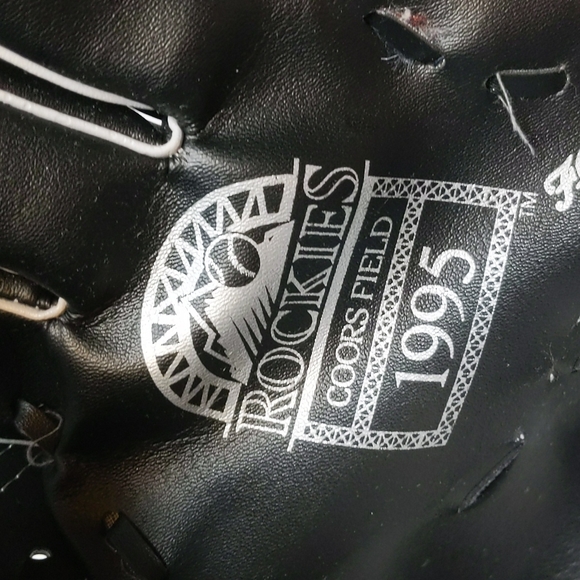 Black Baseball Glove - Picture 9 of 14